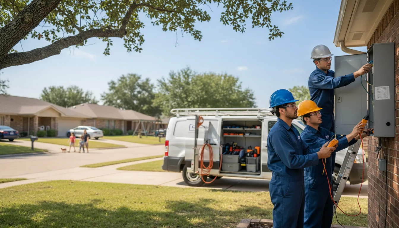 Certified electrician providing emergency electrical services in Cheltenham, MD